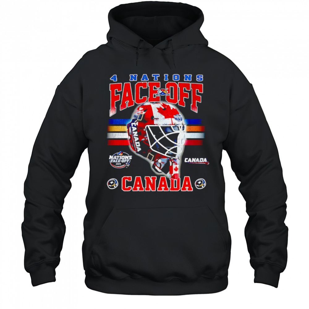 Canada 2025 4 Nations Face-Off Goalie Mask shirt Hoodie