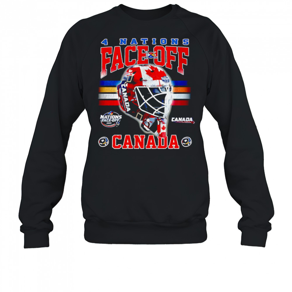 Canada 2025 4 Nations Face-Off Goalie Mask shirt Sweatshirt