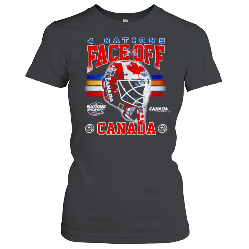Canada 2025 4 Nations Face-Off Goalie Mask shirt Women's T-shirt