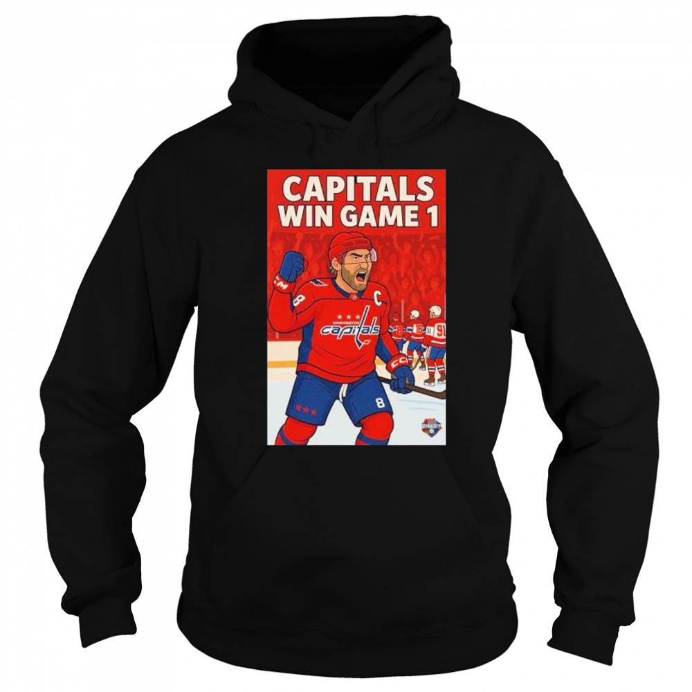 Capitals win game 1 Alexander Ovechkin Washington Capitals cartoon shirt Sweatshirt