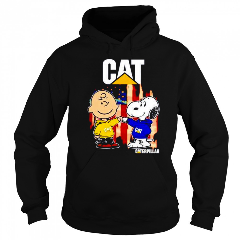 Caterpillar Charlie Brown and Snoopy shirt Sweatshirt