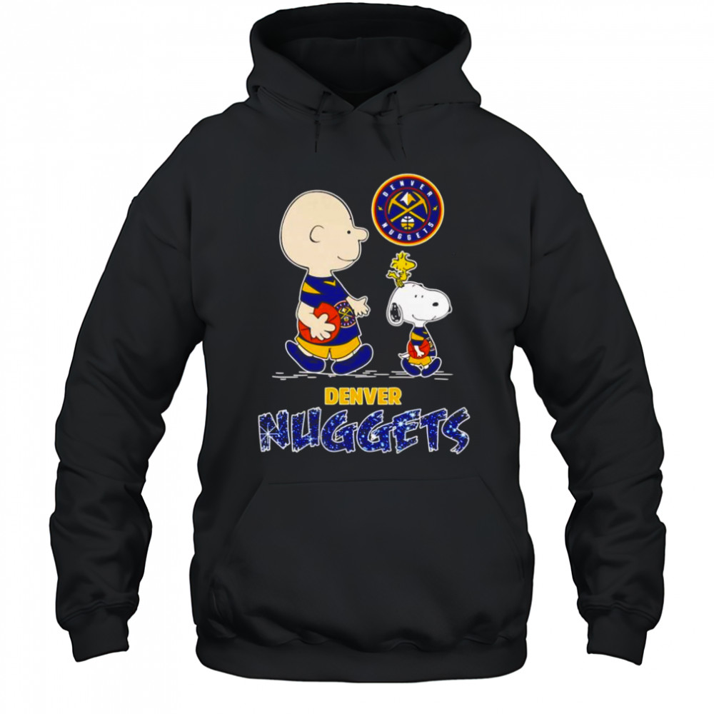 Charlie and Snoopy Denver Nuggets shirt Hoodie