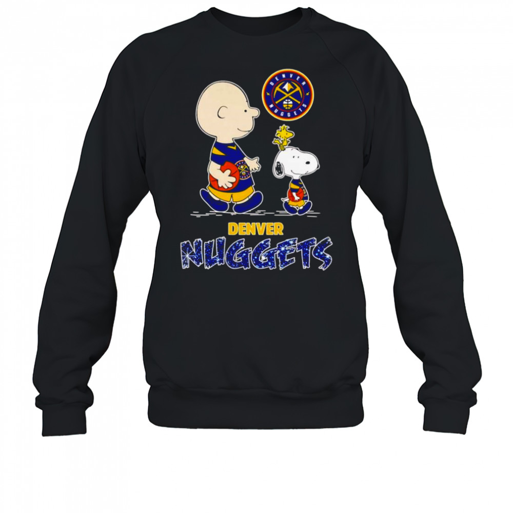Charlie and Snoopy Denver Nuggets shirt Sweatshirt