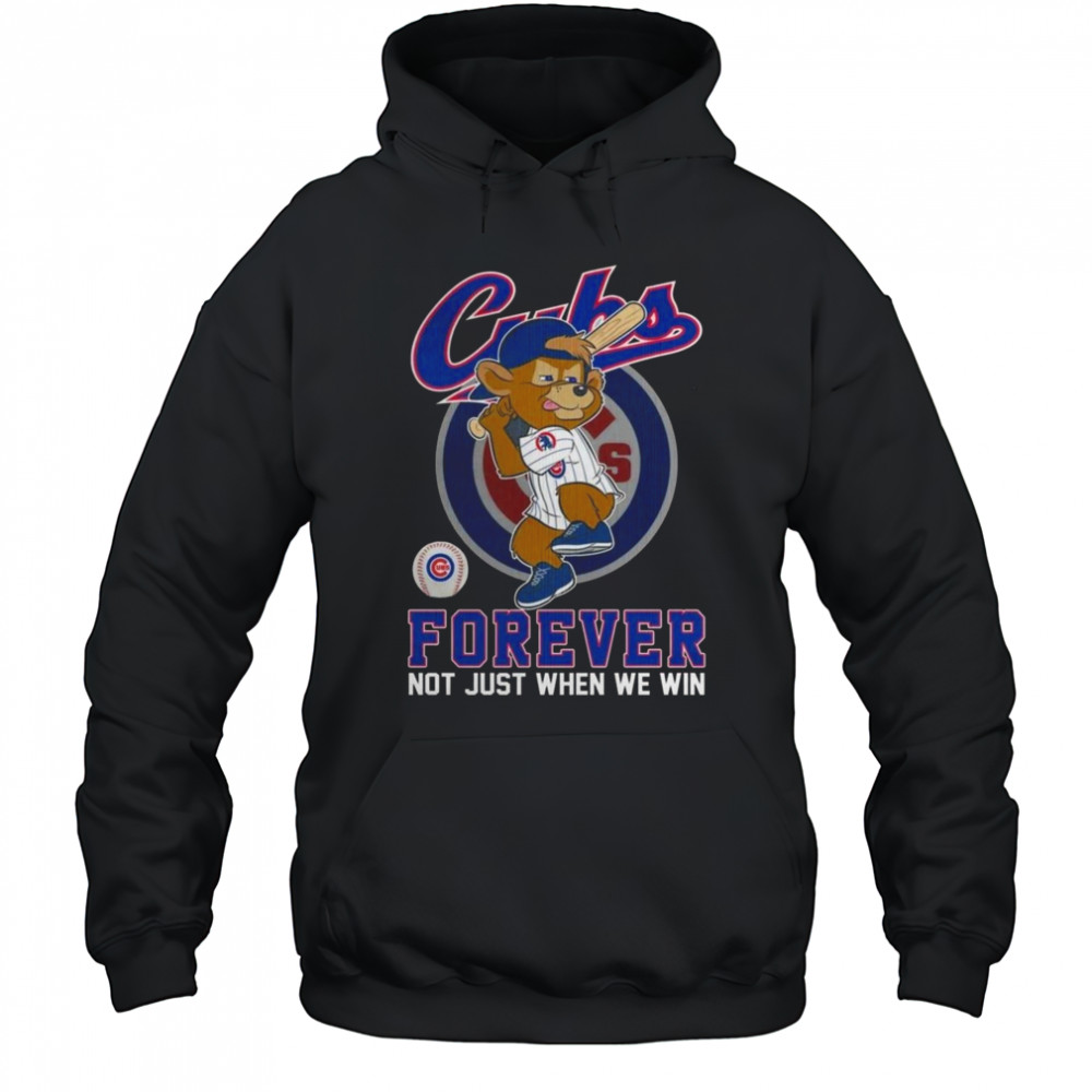 Chicago Cubs Forever Not Just When We Win Mascot 2025 Shirt Hoodie