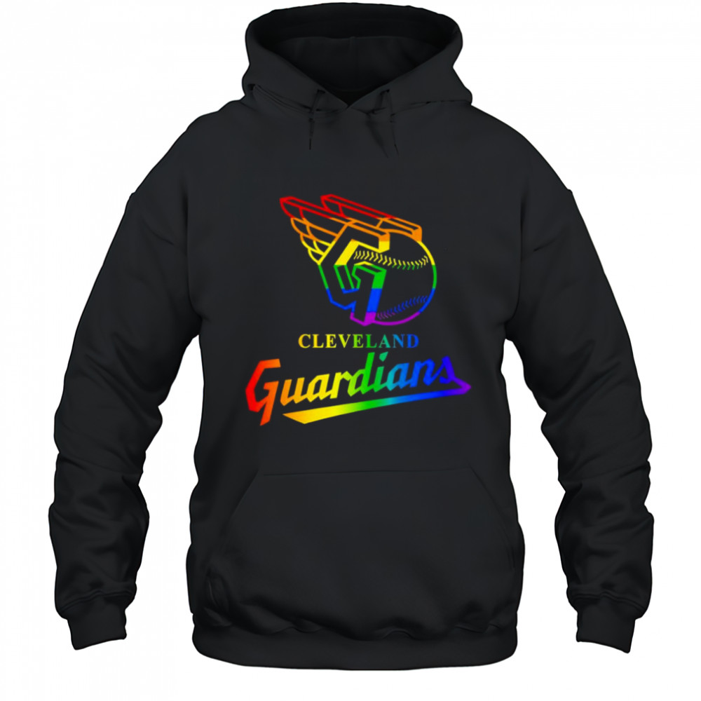 Cleveland Guardians LGBT Pride logo shirt Hoodie