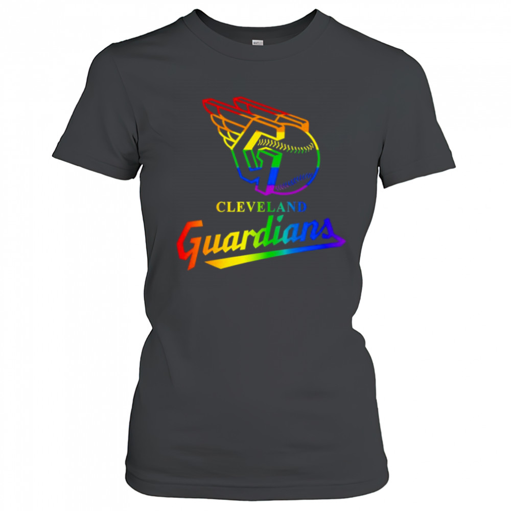 Cleveland Guardians LGBT Pride logo shirt Women's T-shirt
