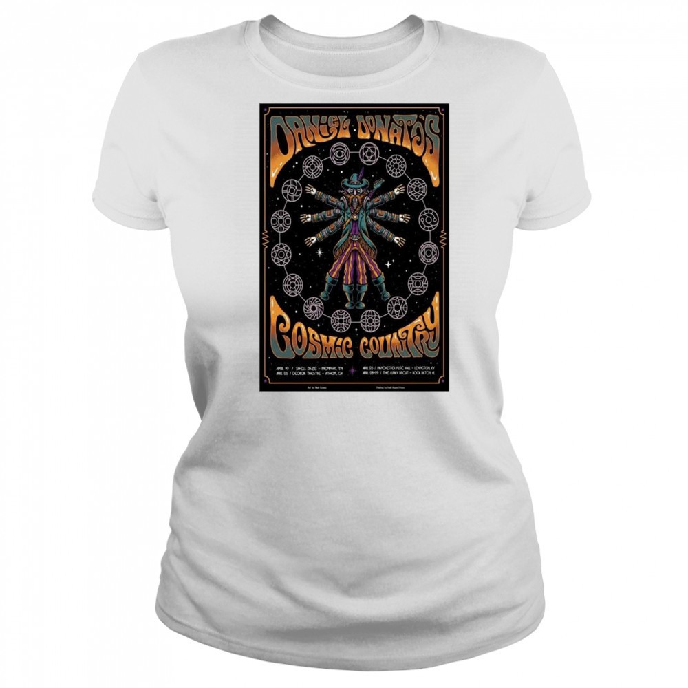 Daniel Donato And Cosmic Country Tour Apr 2025 t-shirt Women's T-shirt