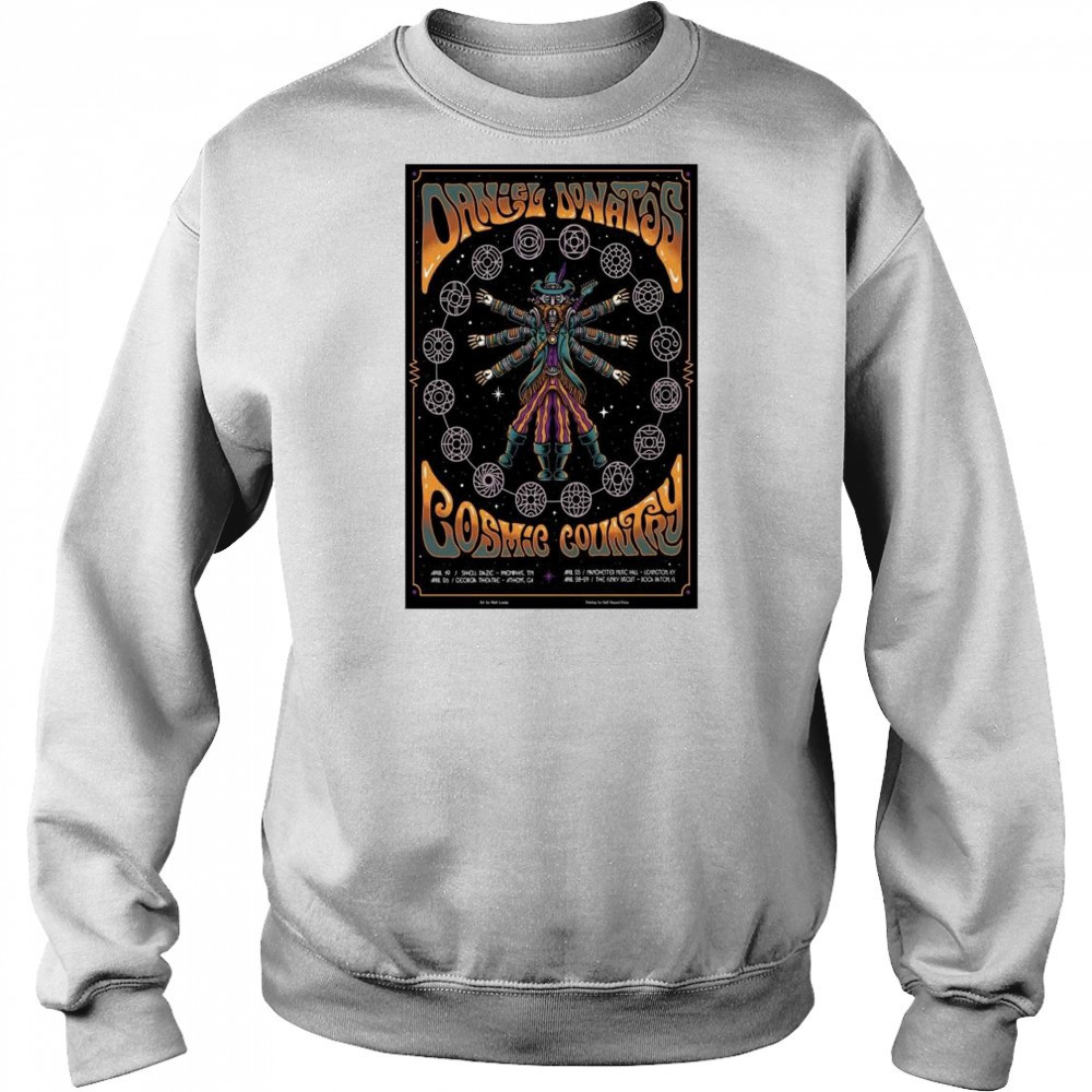 Daniel Donato And Cosmic Country Tour Apr 2025 t-shirt Hoodie