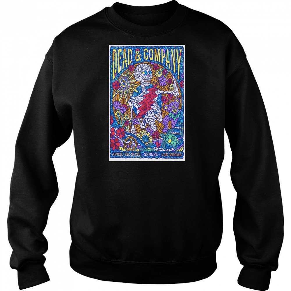 Dead & Company At Sphere In Las Vegas, NV On Apr 26 2025 Tour t-shirt Hoodie