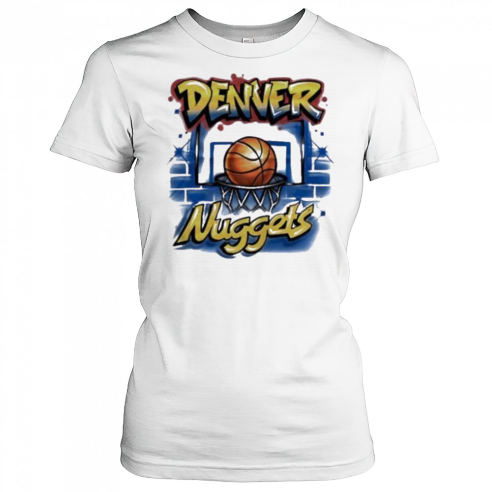 Denver Nuggets Basketball Nba 2025 Wall Painting T Shirt Women's T-shirt