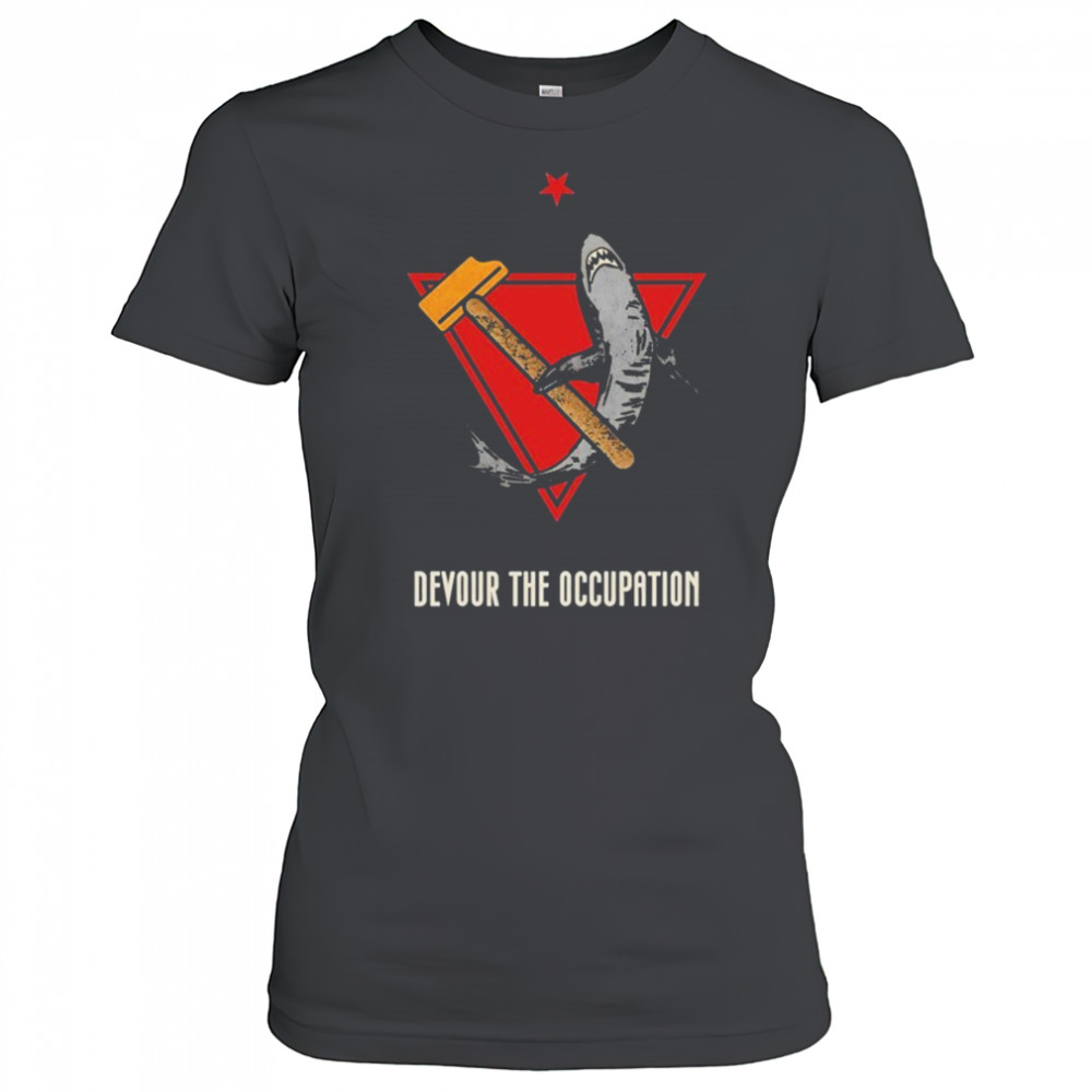 Devour The Occupation Shark T-shirt Women's T-shirt