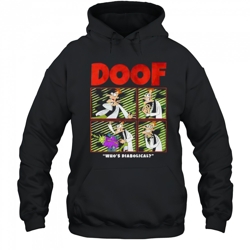 Disney Phineas And Ferb Doof shirt Hoodie