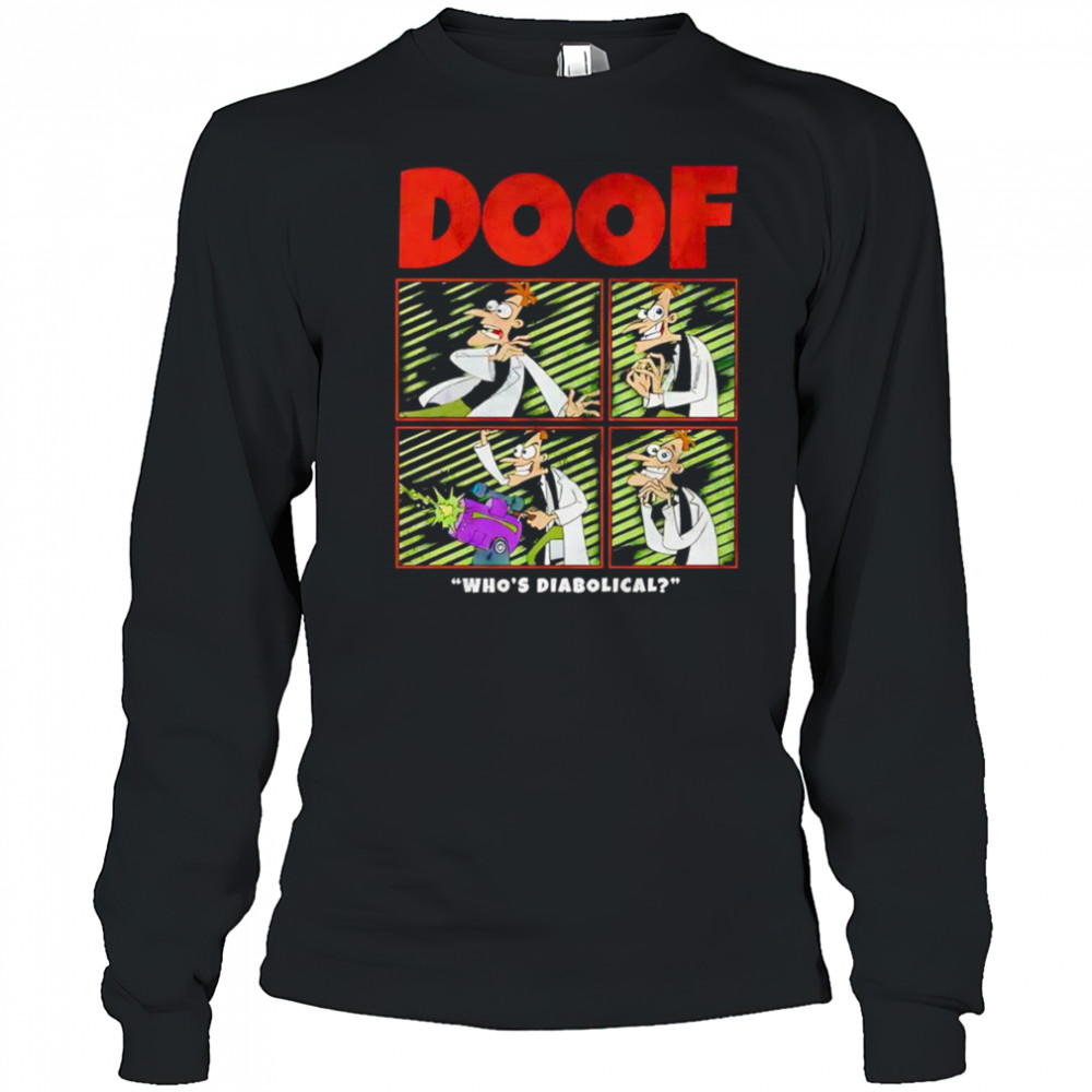 Disney Phineas And Ferb Doof shirt Long Sleeved