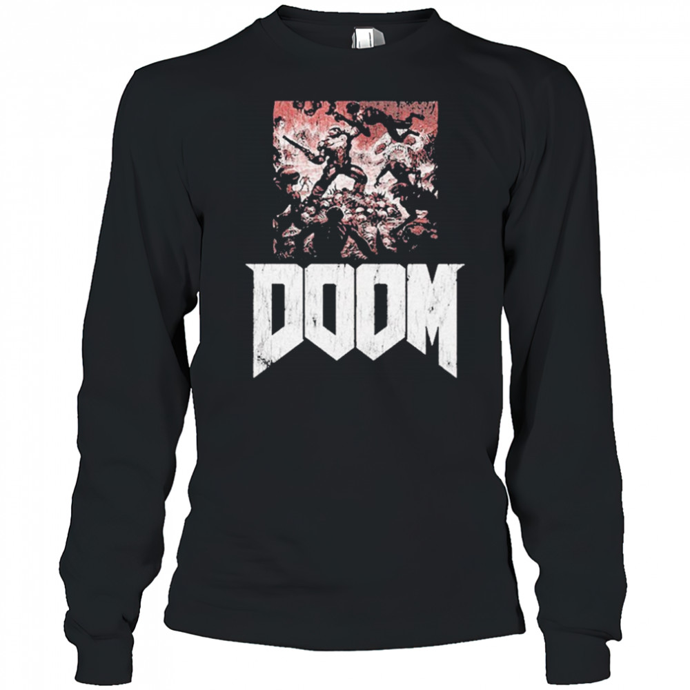 Doom Rip And T-shirt Long Sleeved