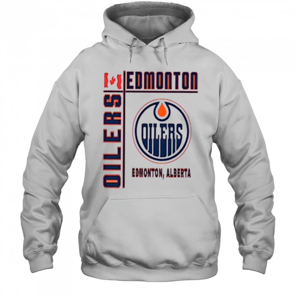 Edmonton Oilers hockey Canada flag shirt Hoodie