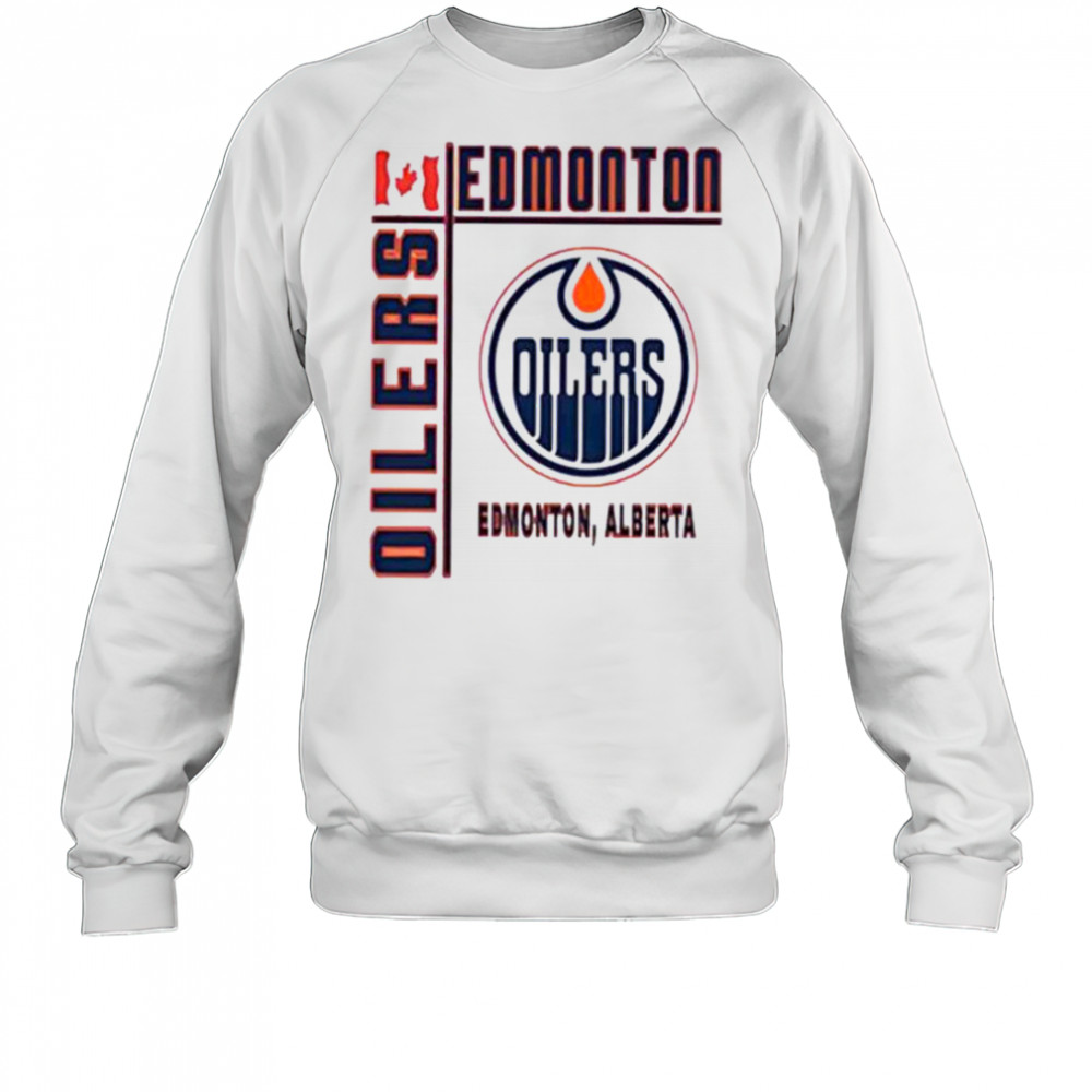 Edmonton Oilers hockey Canada flag shirt Sweatshirt