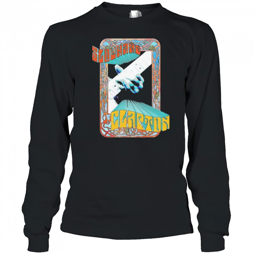 Eric Clapton Psychedelic Slowhand T-shirt Long Sleeved
