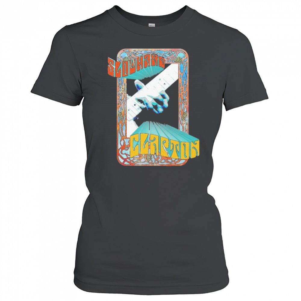 Eric Clapton Psychedelic Slowhand T-shirt Women's T-shirt