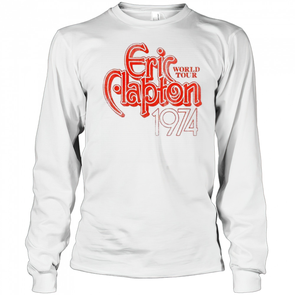 Eric Clapton World Tour 1974 T-shirt Long Sleeved