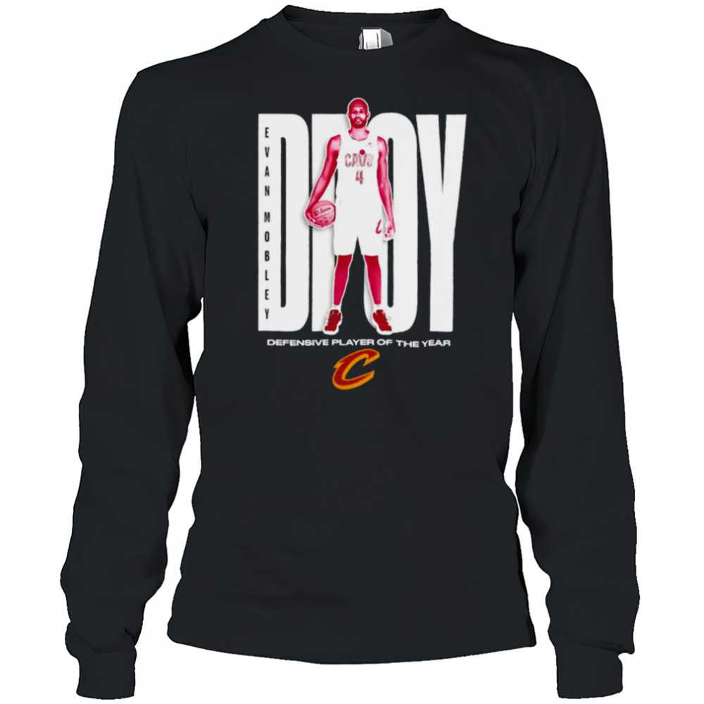 Evan Mobley Cleveland Cavaliers 2025 NBA Defensive Player of the Year shirt Long Sleeved
