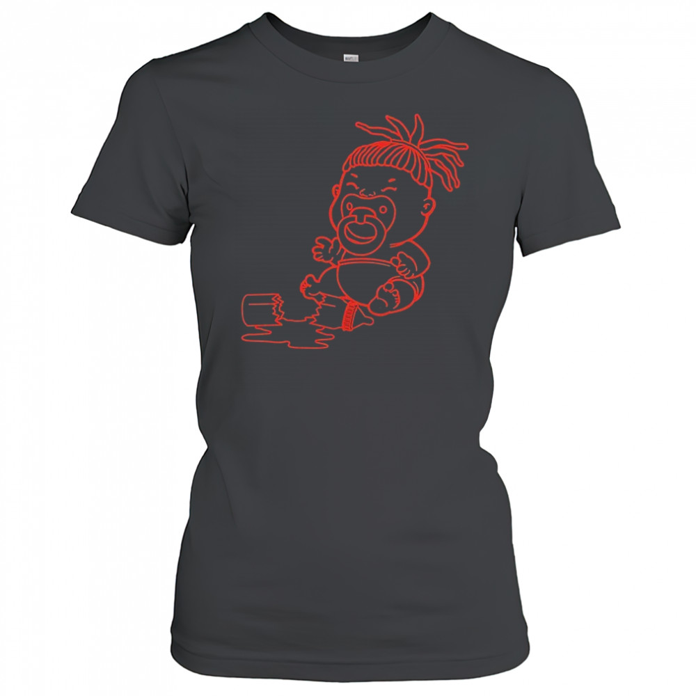 Fat Nick Baby Outline T-shirt Women's T-shirt