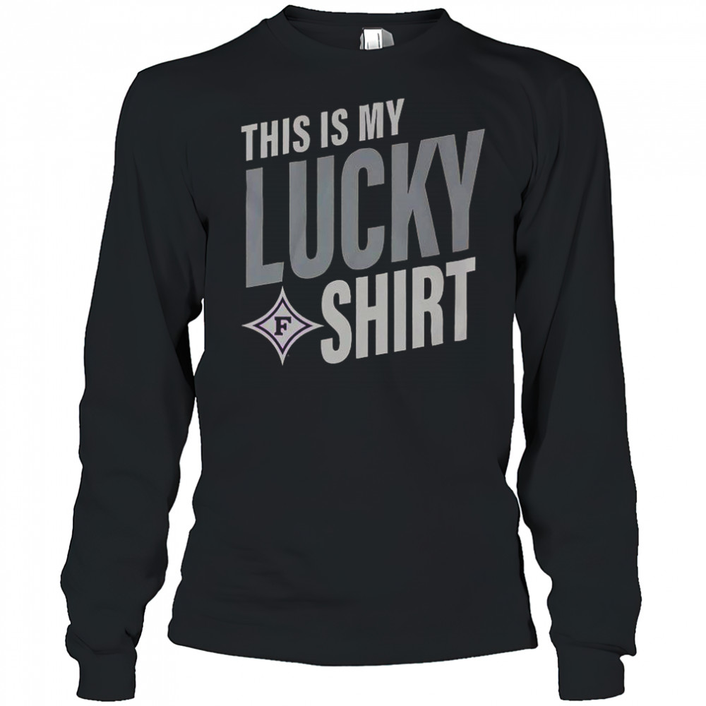 Furman Paladins This Is My Lucky T-Shirt Long Sleeved