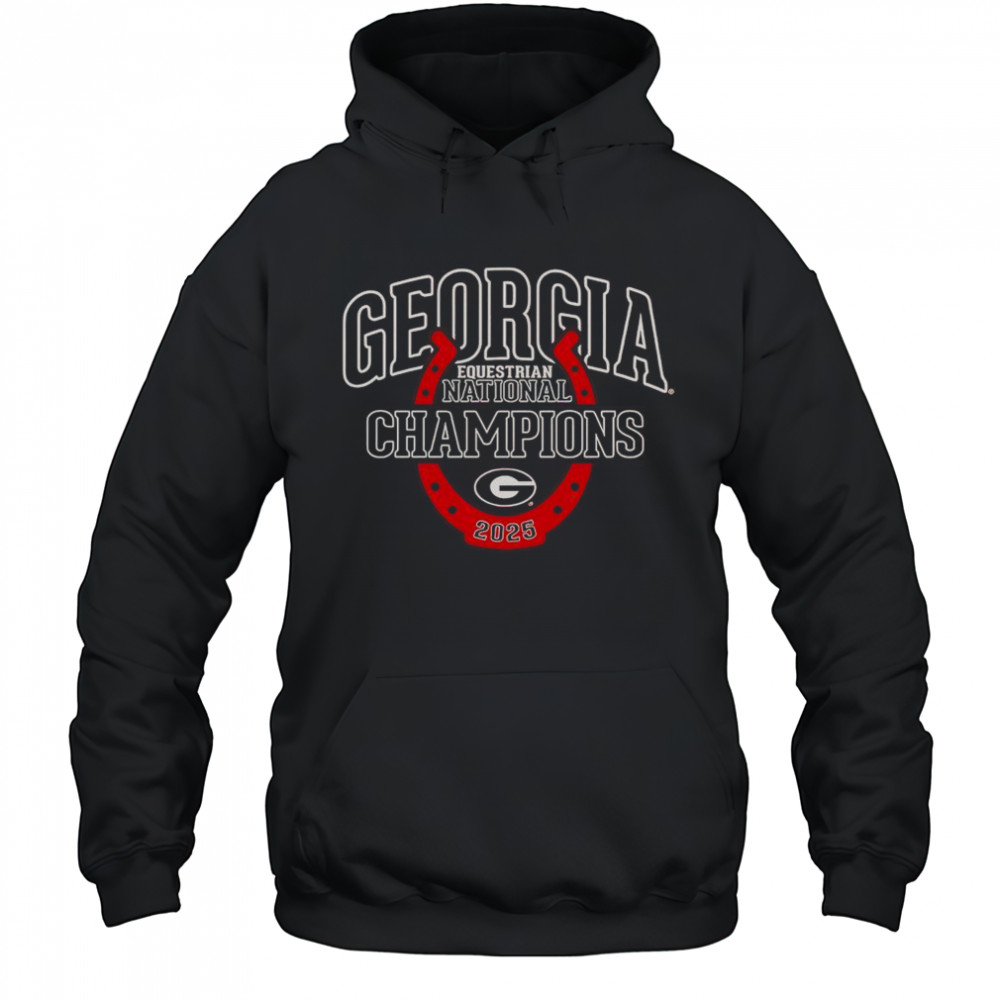 Georgia Bulldogs 2025 NCEA Equestrian National Champions T-Shirt Hoodie