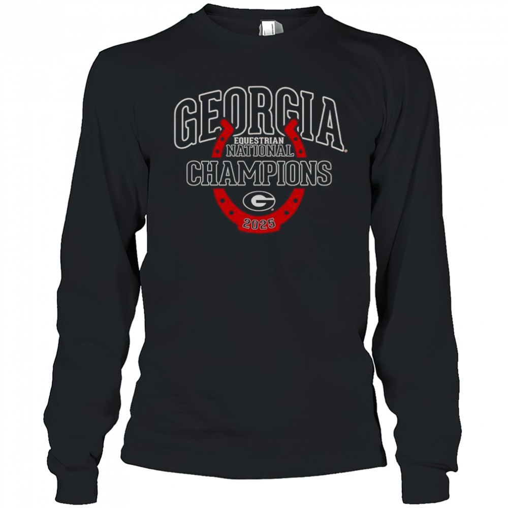 Georgia Bulldogs 2025 NCEA Equestrian National Champions T-Shirt Long Sleeved