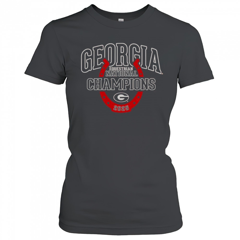 Georgia Bulldogs 2025 NCEA Equestrian National Champions T-Shirt Women's T-shirt