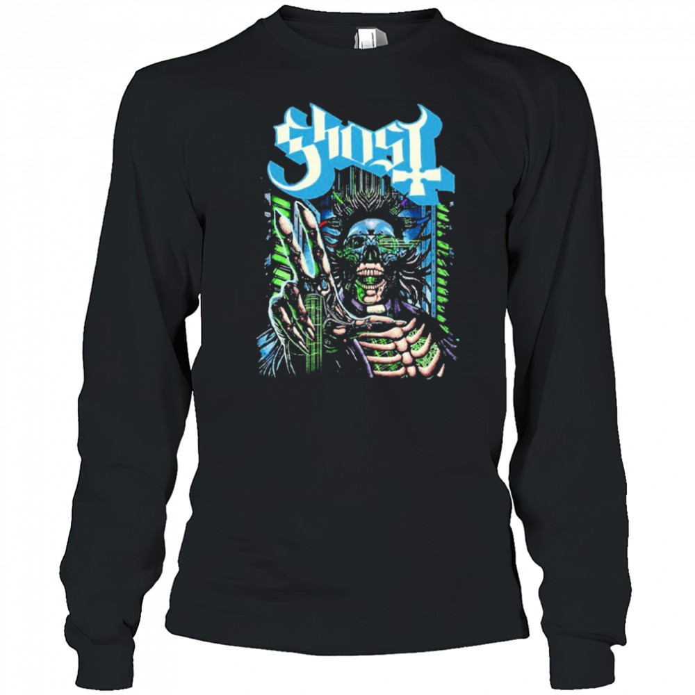 Ghost Cyborg T-Shirt Long Sleeved