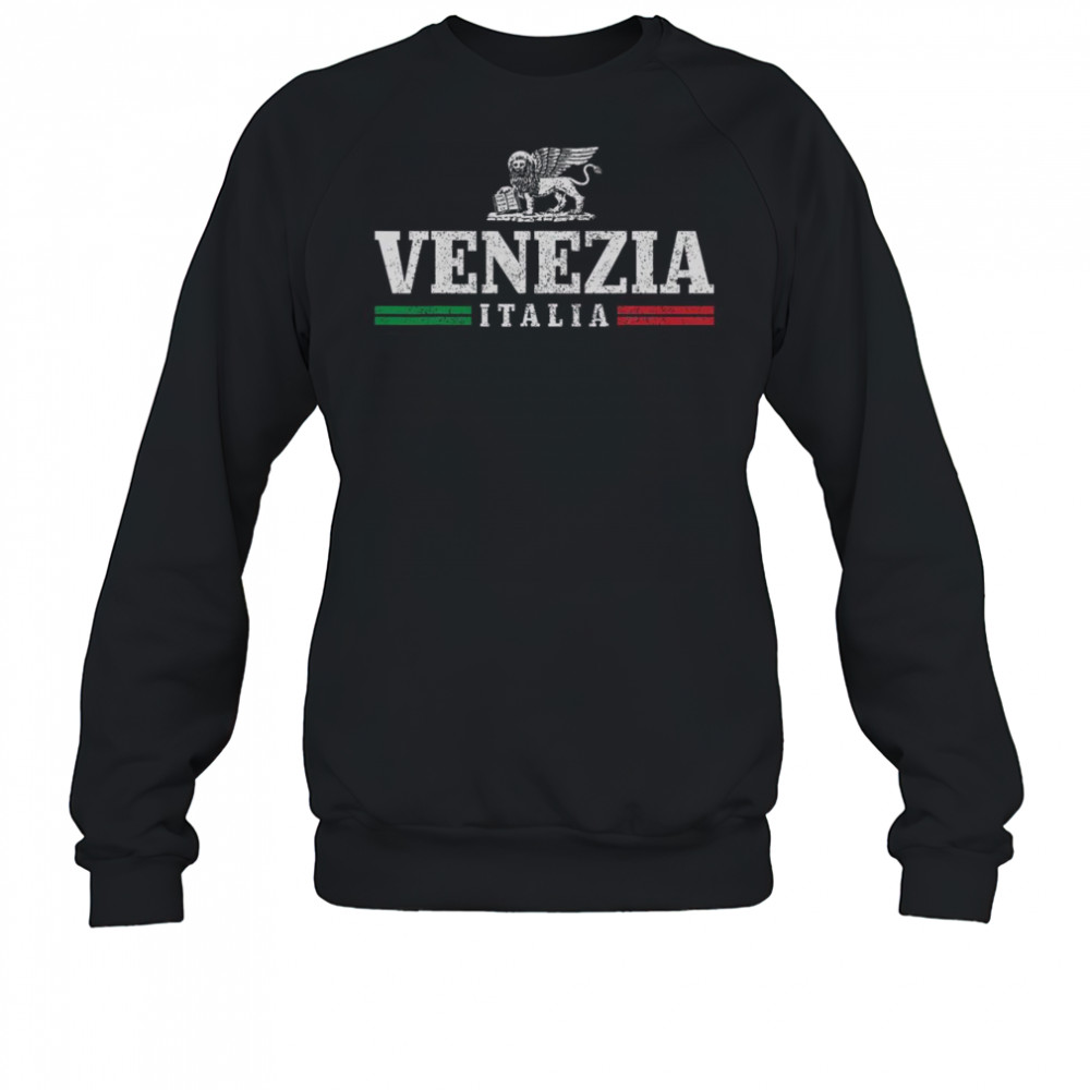 Good Venezia Italia Vintage Venice Italy Souvenir Italian Flag T-Shirt Sweatshirt