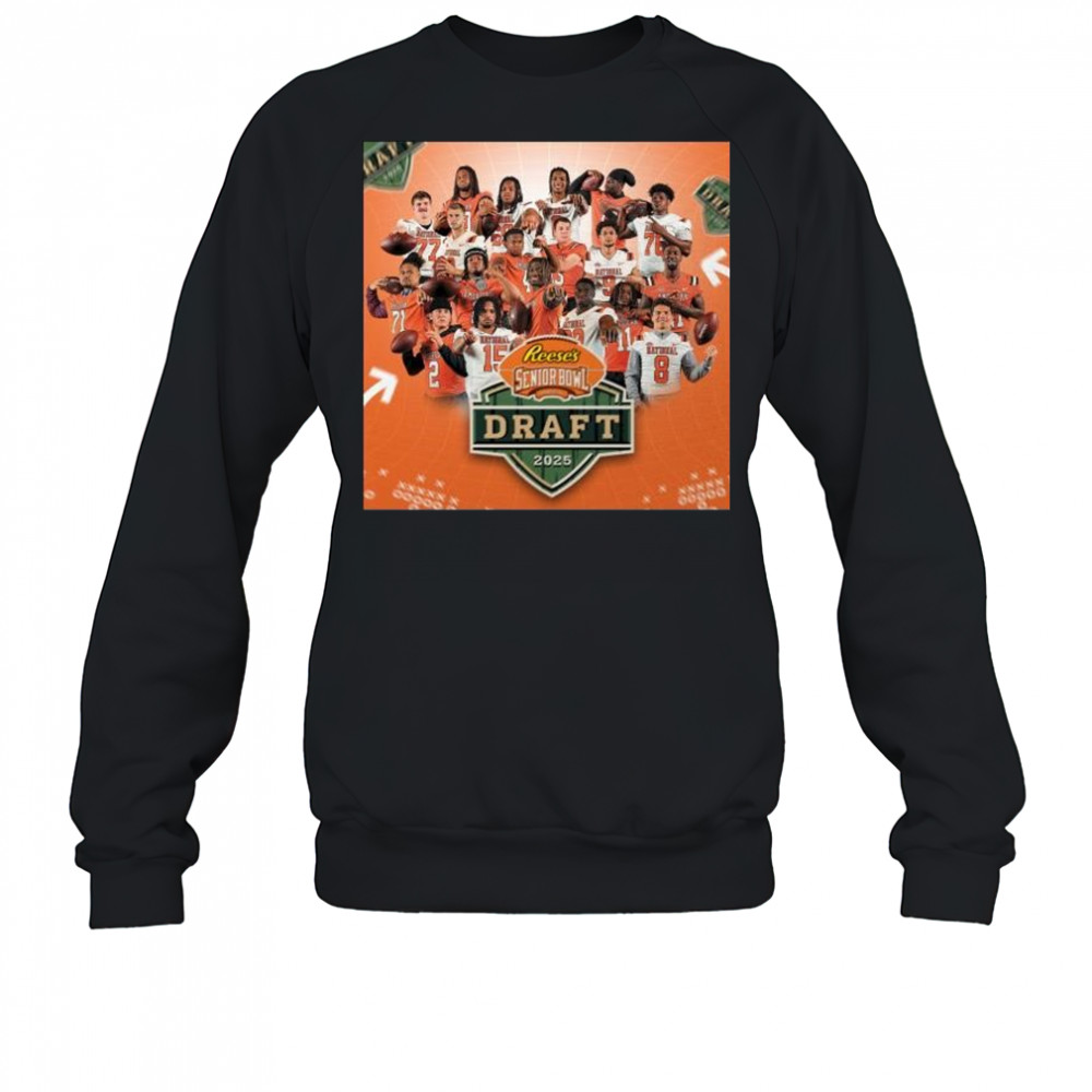 Happy Draft Day Reese’s The Senior Bowl NFL Draft 2025 t-shirt Sweatshirt