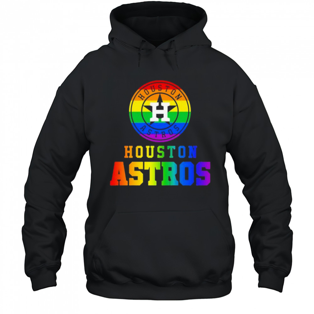 Houston Astros Pride T-shirt Hoodie