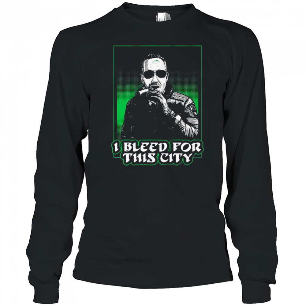 Howie Roseman I Bleed for This City Philadelphia Eagles NFL 2025 t-shirt Long Sleeved