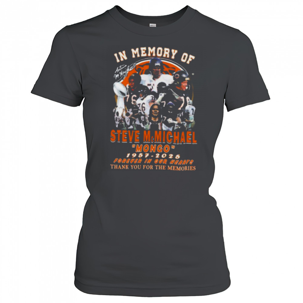 In Memory Of Steve Mc Michael Mongo Chicago Bears T Shirt Women's T-shirt