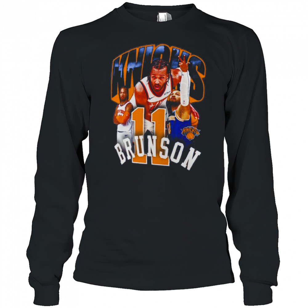 Jalen Brunson New York Knicks T Shirt Long Sleeved