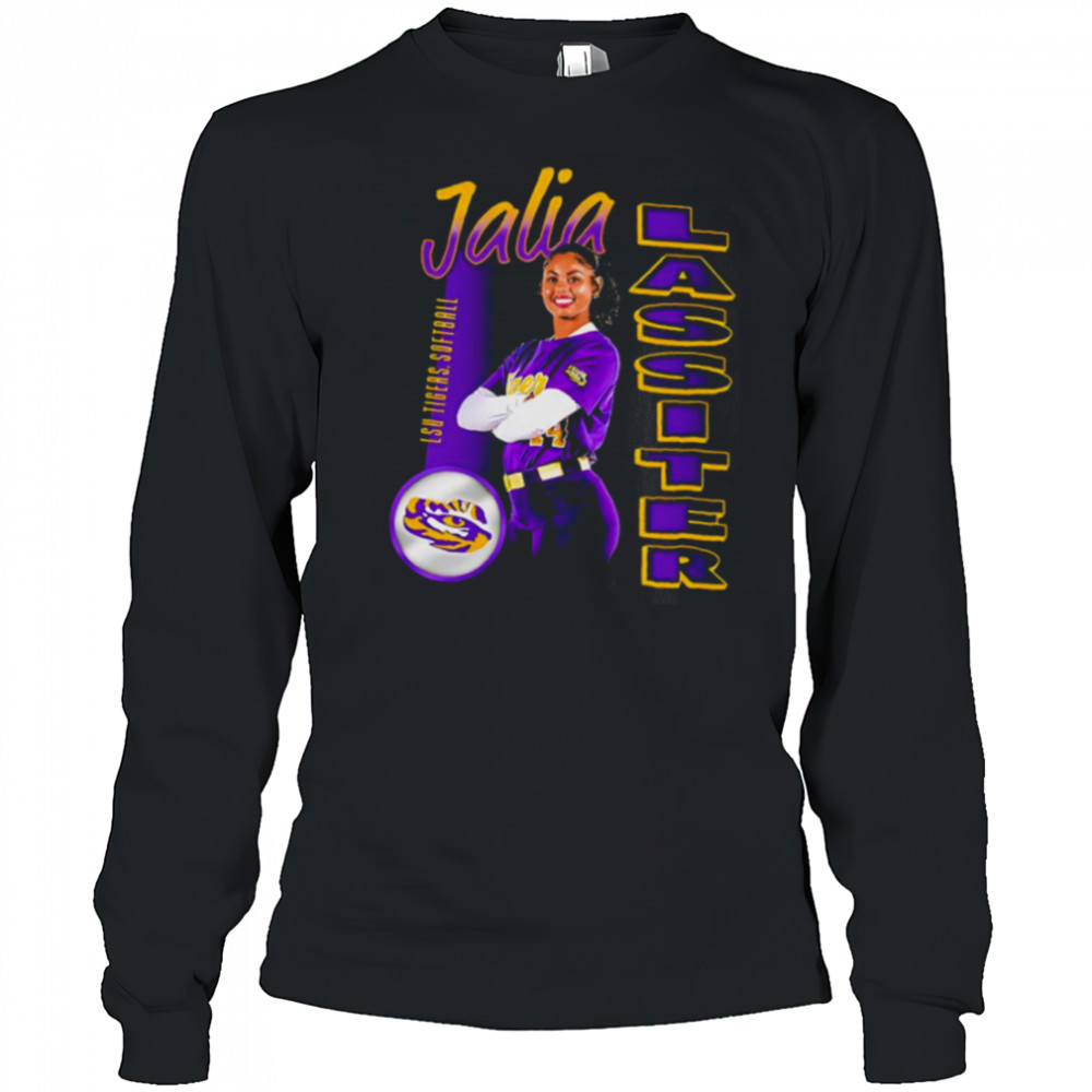 Jalia Lassiter LSU Tigers softball retro shirt Long Sleeved
