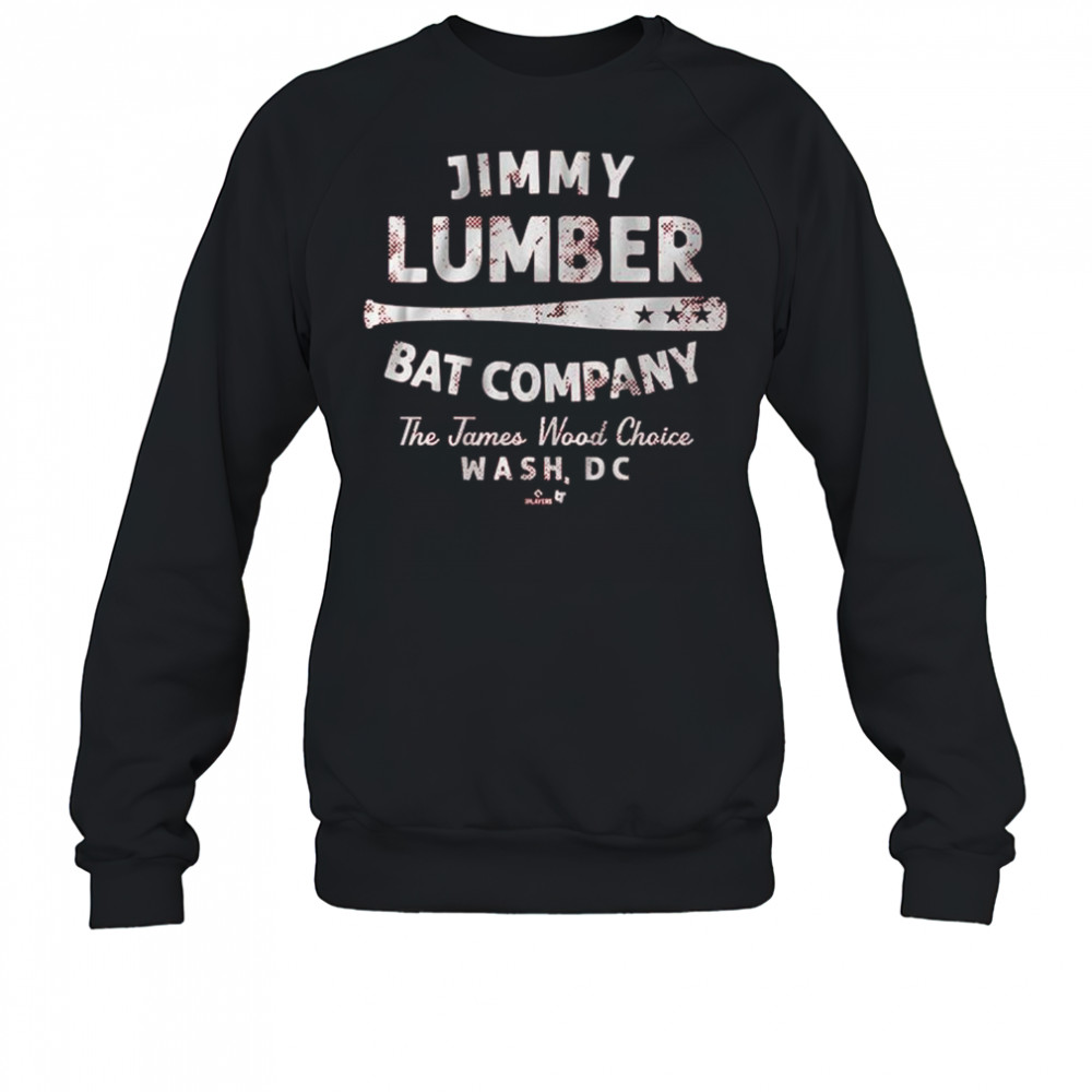 James Wood The Jimmy Lumber Bat Company The James Wood Choice Wash DC Vintage t-shirt Sweatshirt