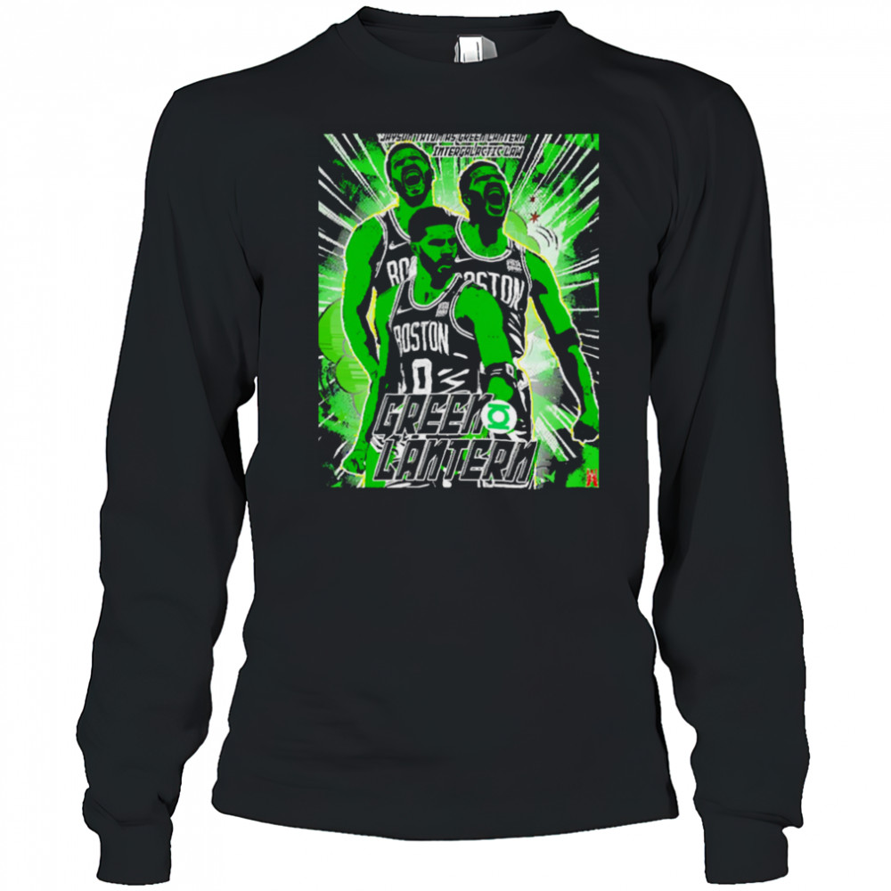 Jayson Tatum As Green Lantern Intergalactic Law Greeko Lantern shirt Long Sleeved
