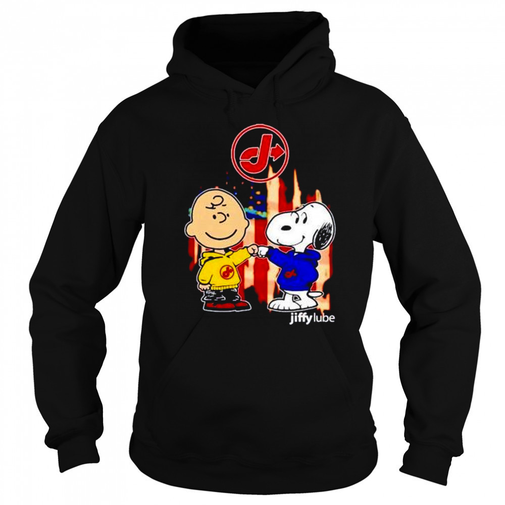 Jiffy Lube Charlie Brown and Snoopy shirt Sweatshirt