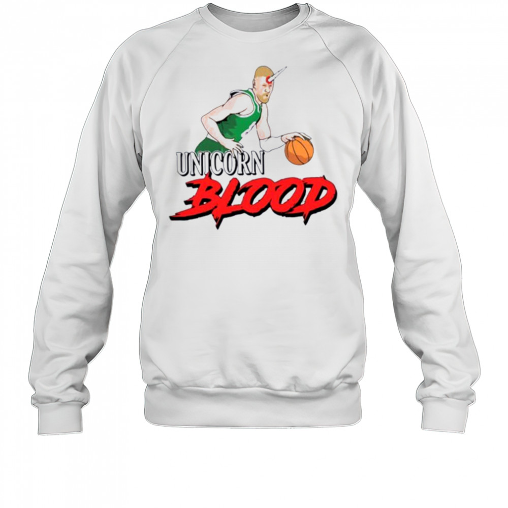 Kristaps Porzingis Unicorn Blood Boston Celtics shirt Sweatshirt