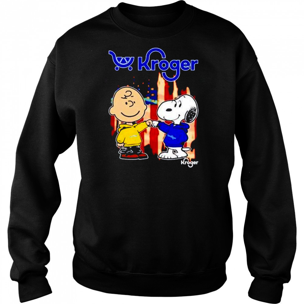Kroger Charlie Brown and Snoopy shirt Hoodie