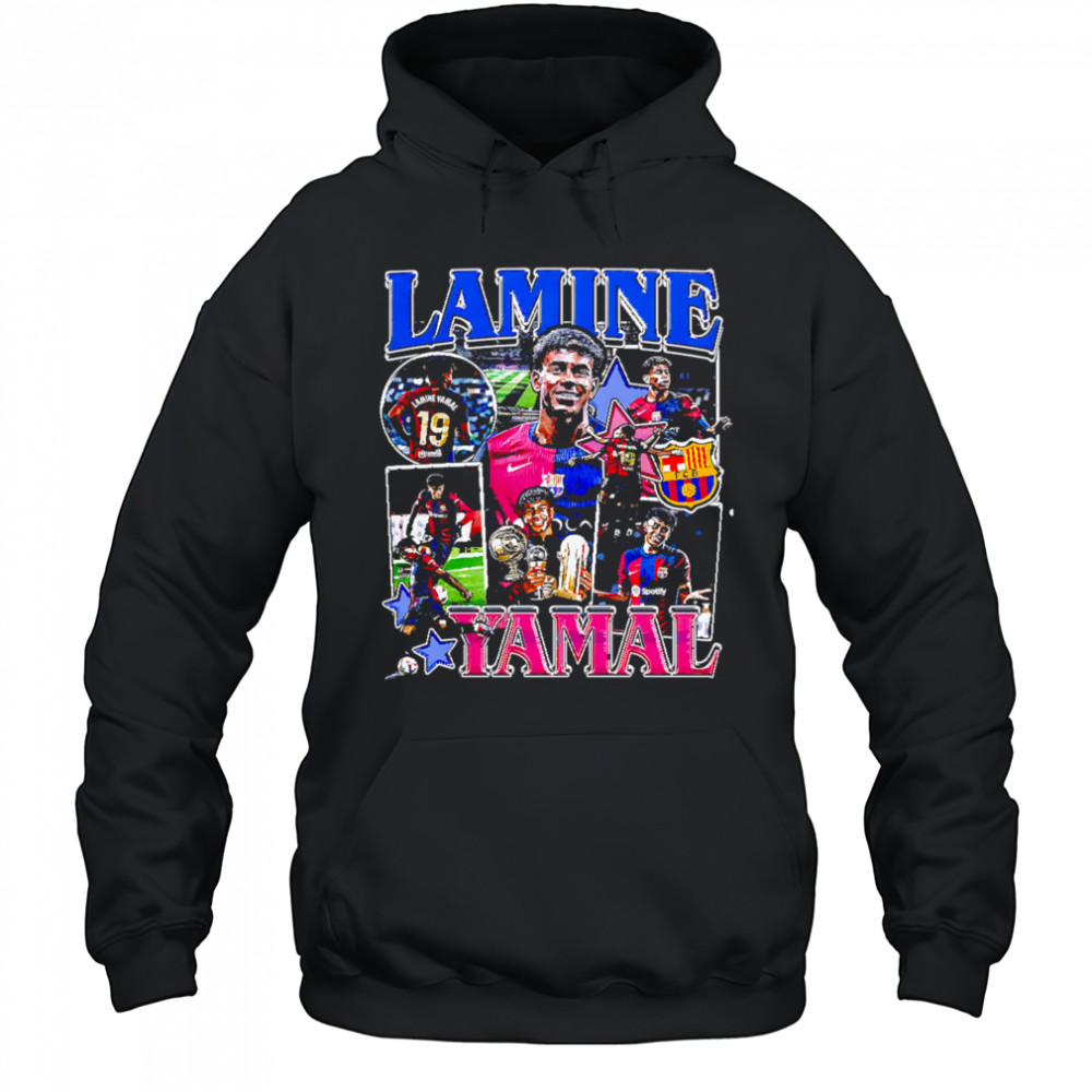 Lamine Yamal Barcelona graphic retro shirt Hoodie