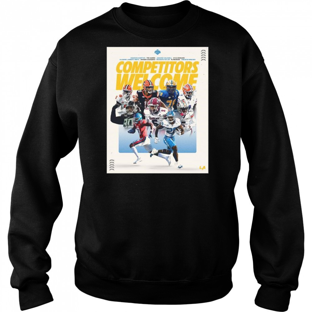 Los Angeles Chargers 2025 NFL Draft Welcome Oronde Gadsden II, Branson Taylor & Omarion Hampton t-shirt Hoodie