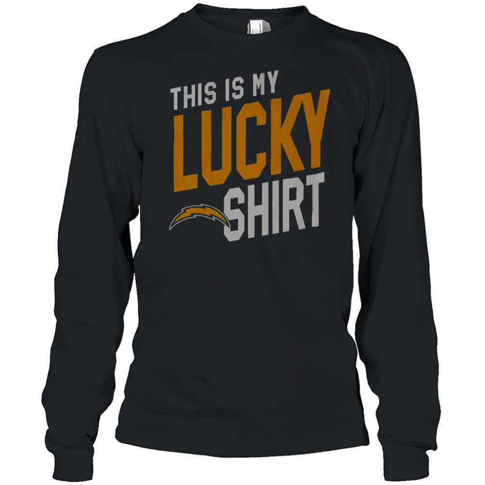 Los Angeles Chargers This Is My Lucky T-Shirt Long Sleeved