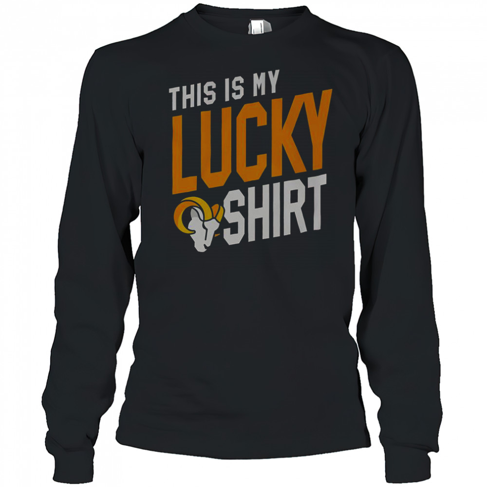 Los Angeles Rams This Is My Lucky T-Shirt Long Sleeved