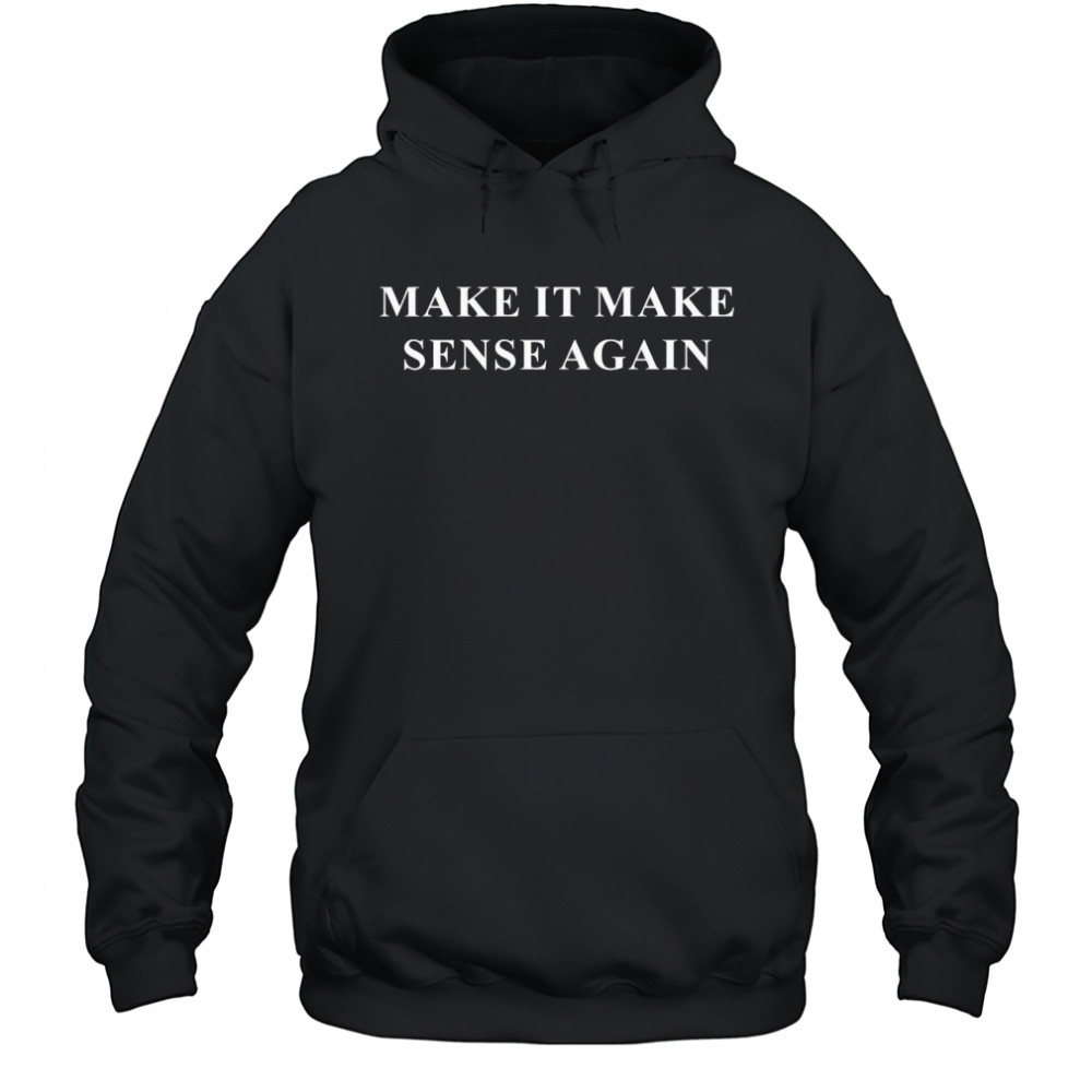 Make it make sense again shirt Hoodie
