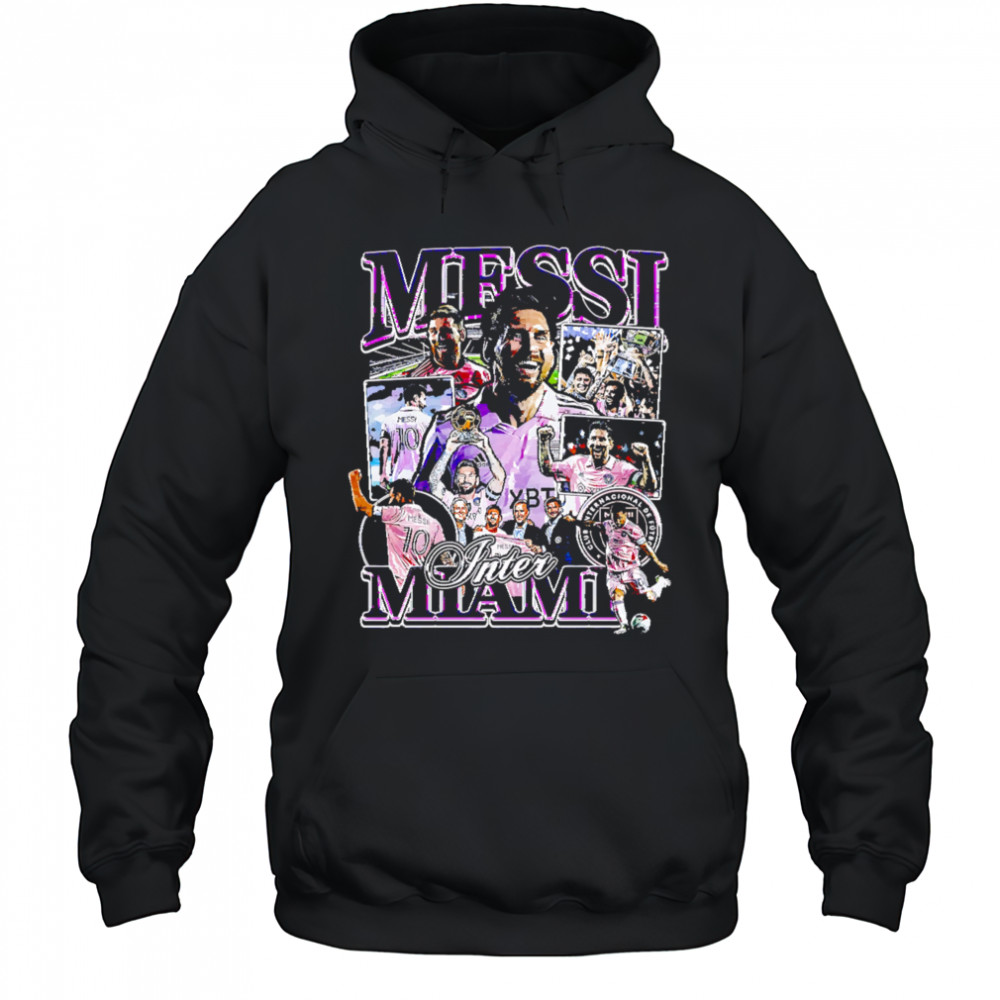 Messi Inter Miami Graphic Retro shirt Hoodie