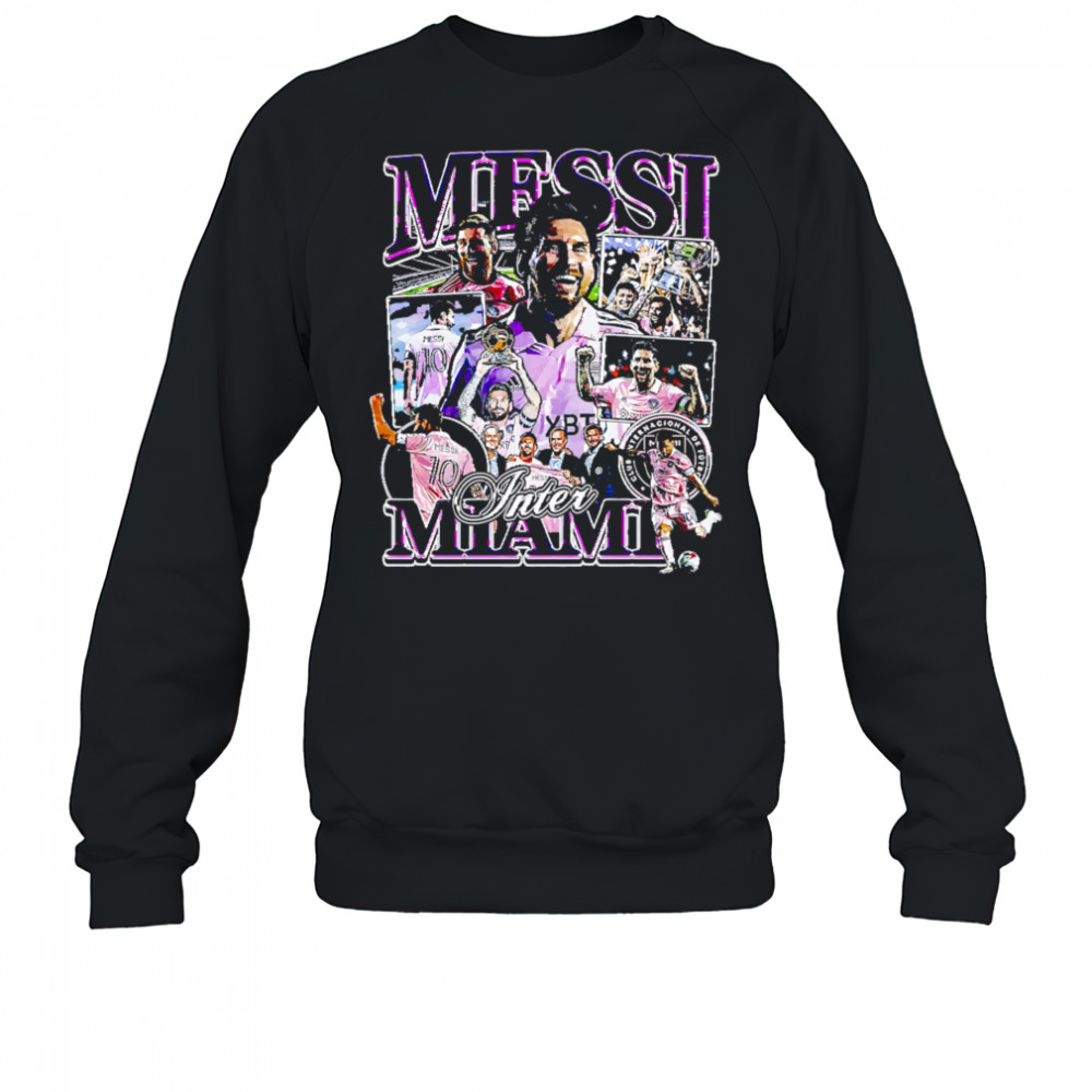 Messi Inter Miami Graphic Retro shirt Sweatshirt