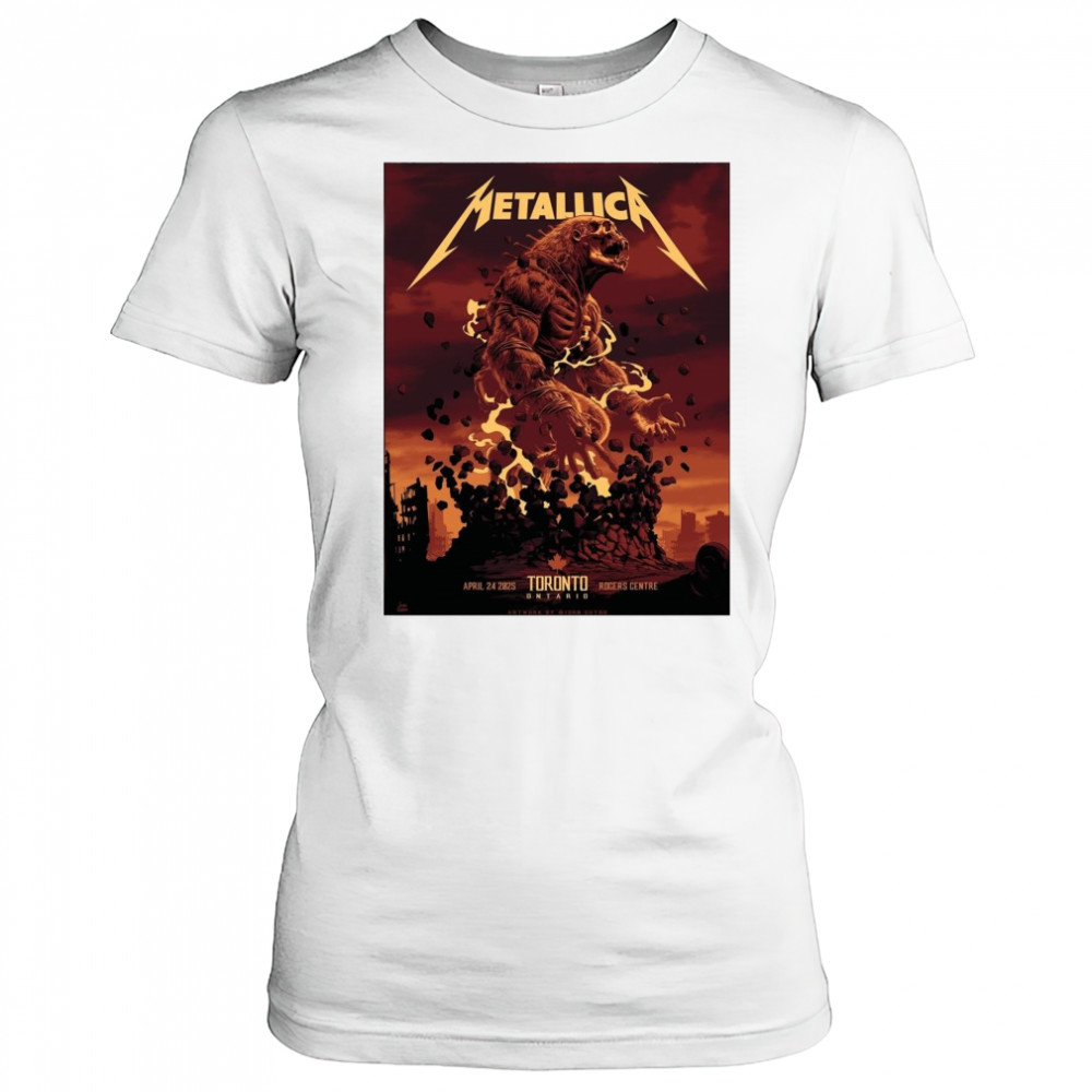 Metallica April 24 2025 Toronto Ontario Rogers Centre t-shirt Women's T-shirt